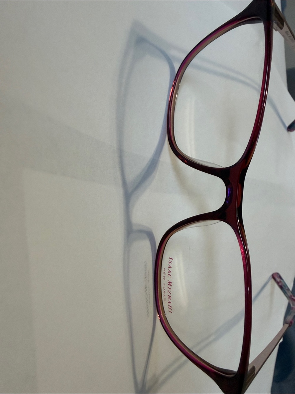 Isaac Mizrahi Plum and Wine Gradient Womens Eyeglass Frames